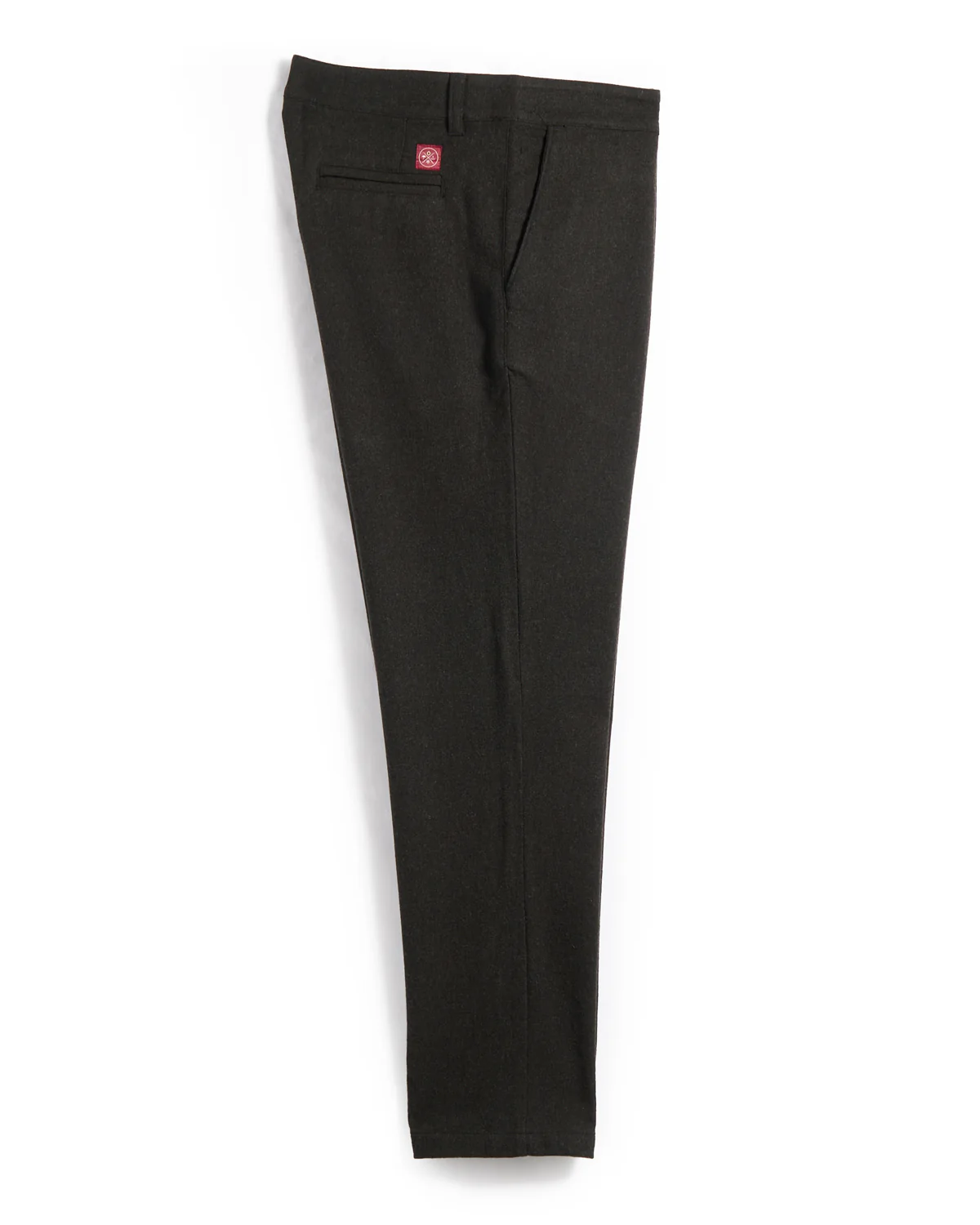 Charcoal Washable Wool Pleated Pant - Image 3