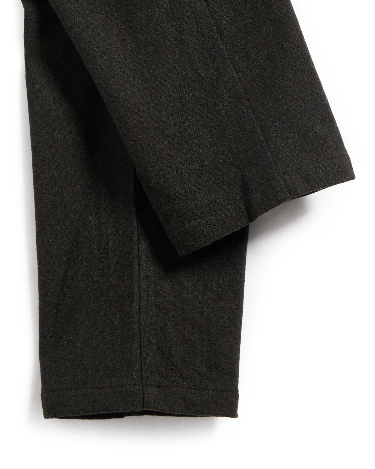 Charcoal Washable Wool Pleated Pant - Image 6