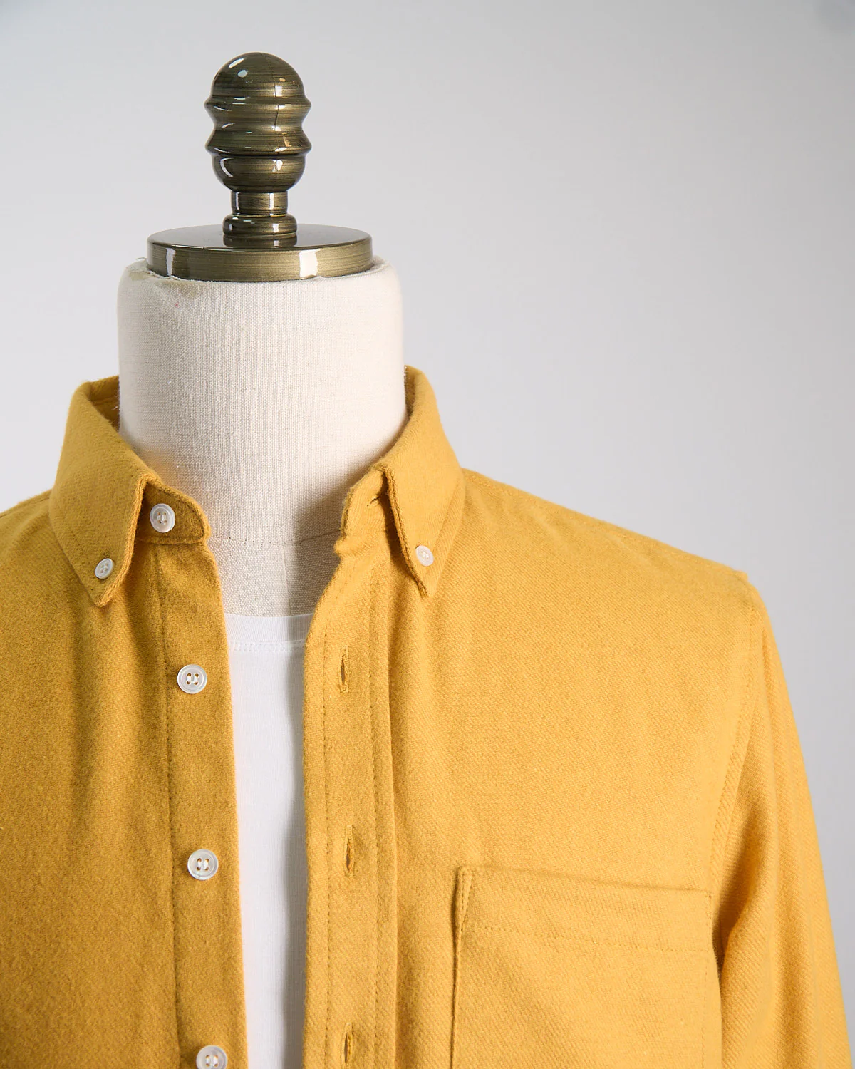 Saffron Twill Flannel Shirt - Image 3
