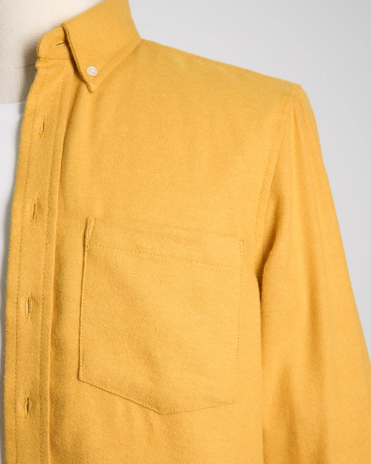 Saffron Twill Flannel Shirt - Image 4