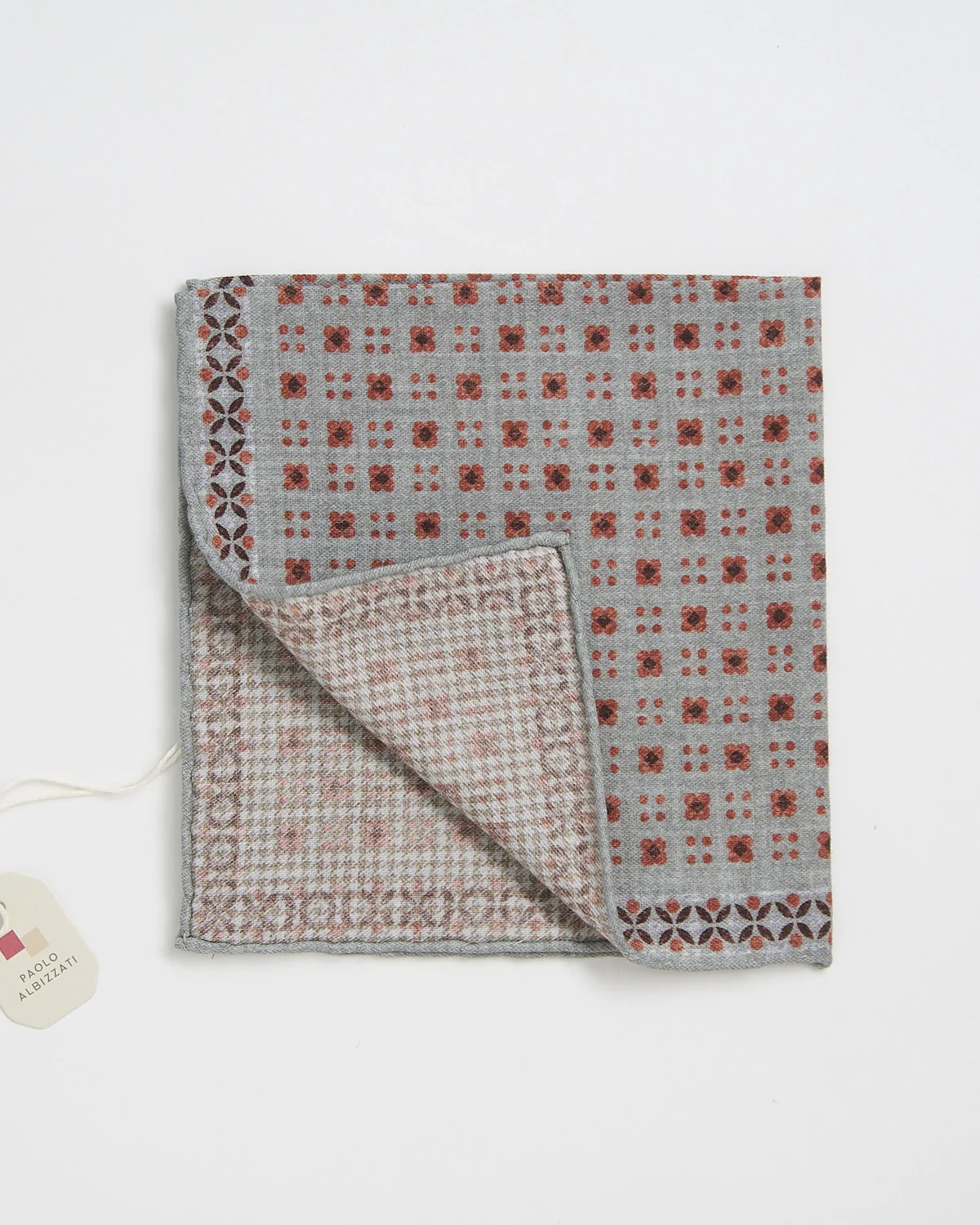 Geometric Print Pocket Square