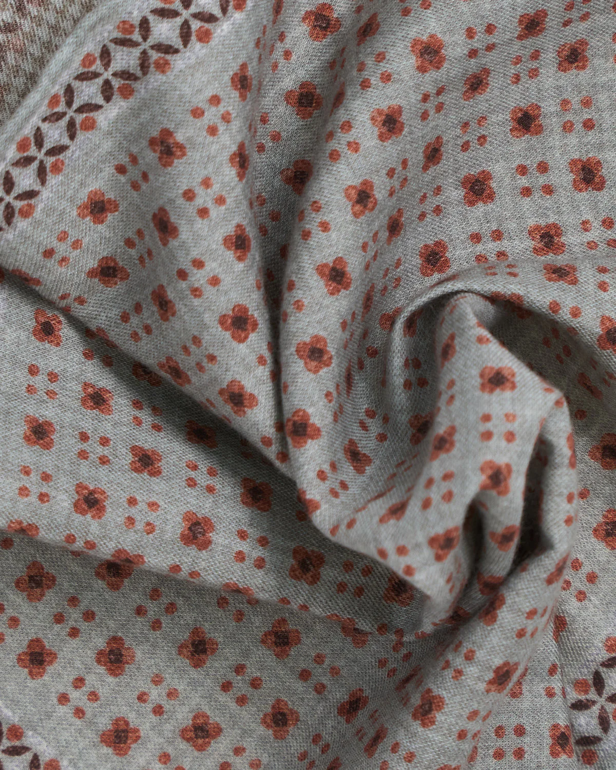 Geometric Print Pocket Square - Image 2