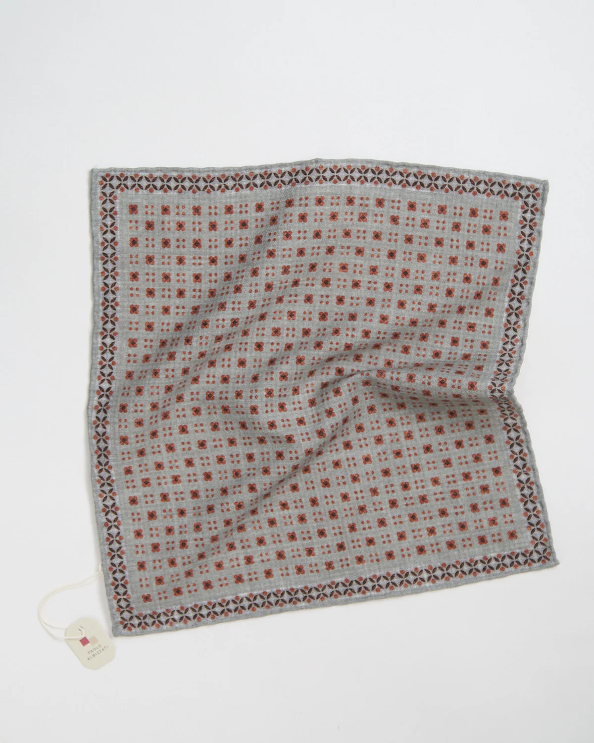 Geometric Print Pocket Square - Image 3