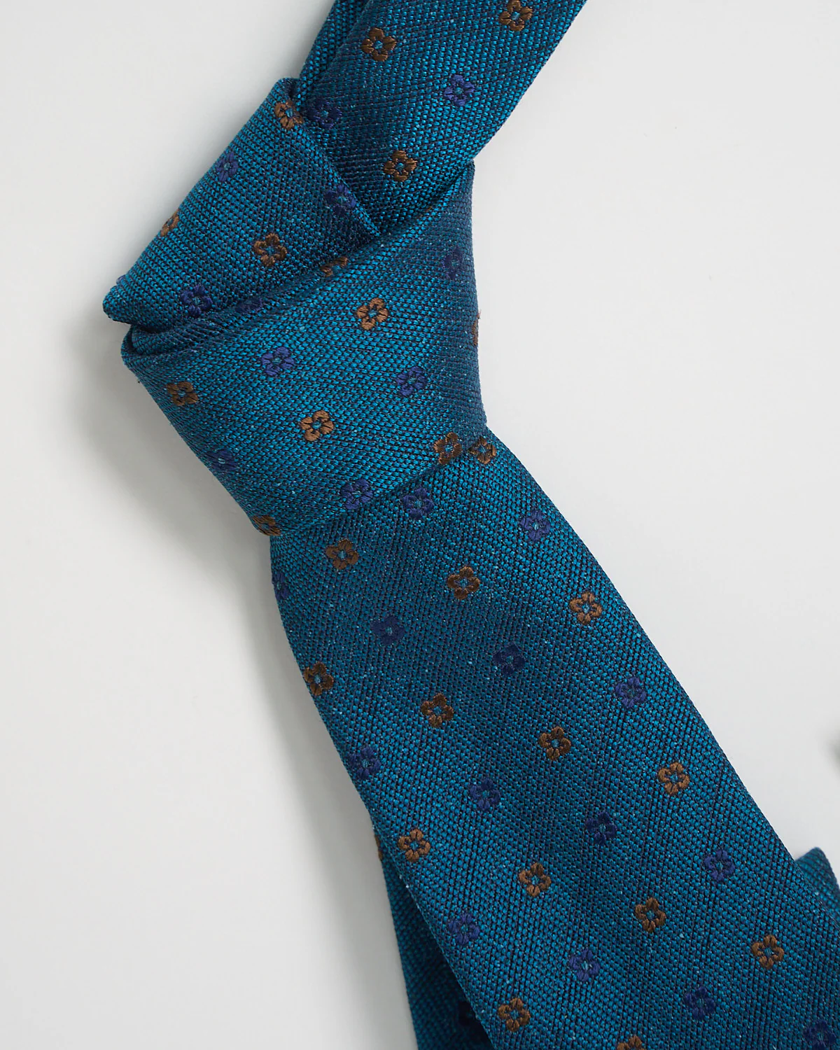 Mini Floral Jacquard Tie - Image 2