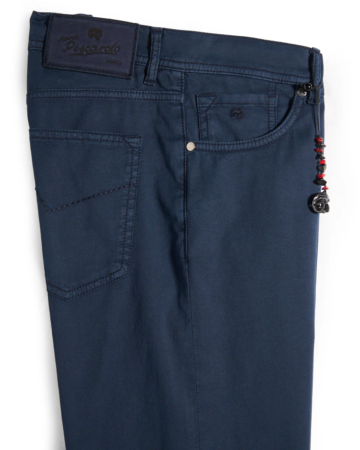 'Nerano' Cotton & Silk 5 Pocket Pants - Image 5