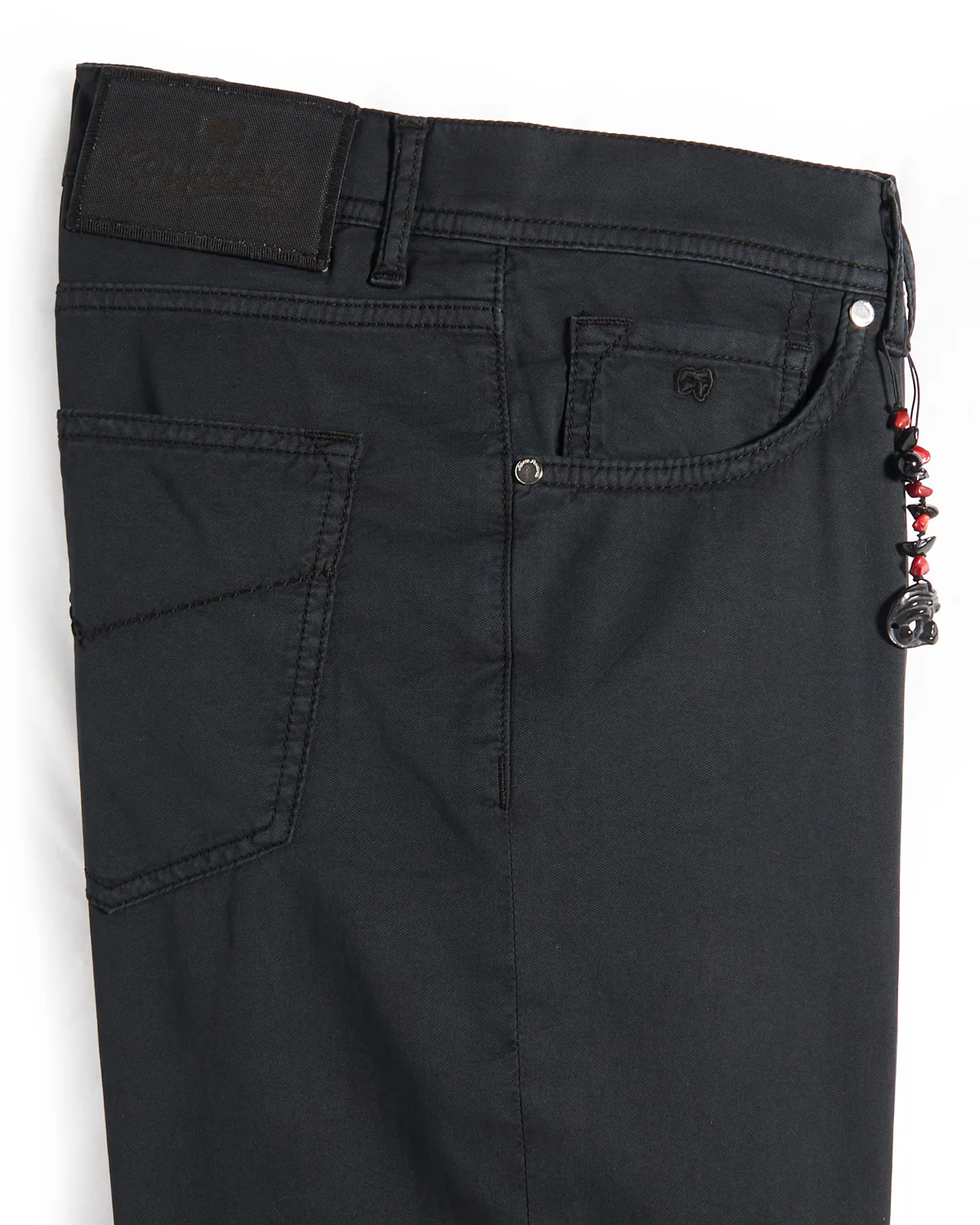'Nerano' Cotton & Silk 5 Pocket Pants - Image 5