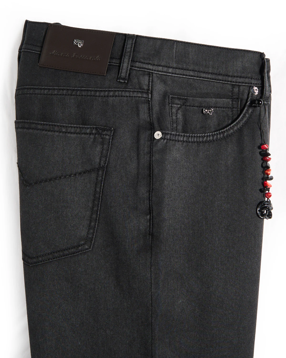 'Nerano' Stretch Wool 5 Pocket Pants - Image 5