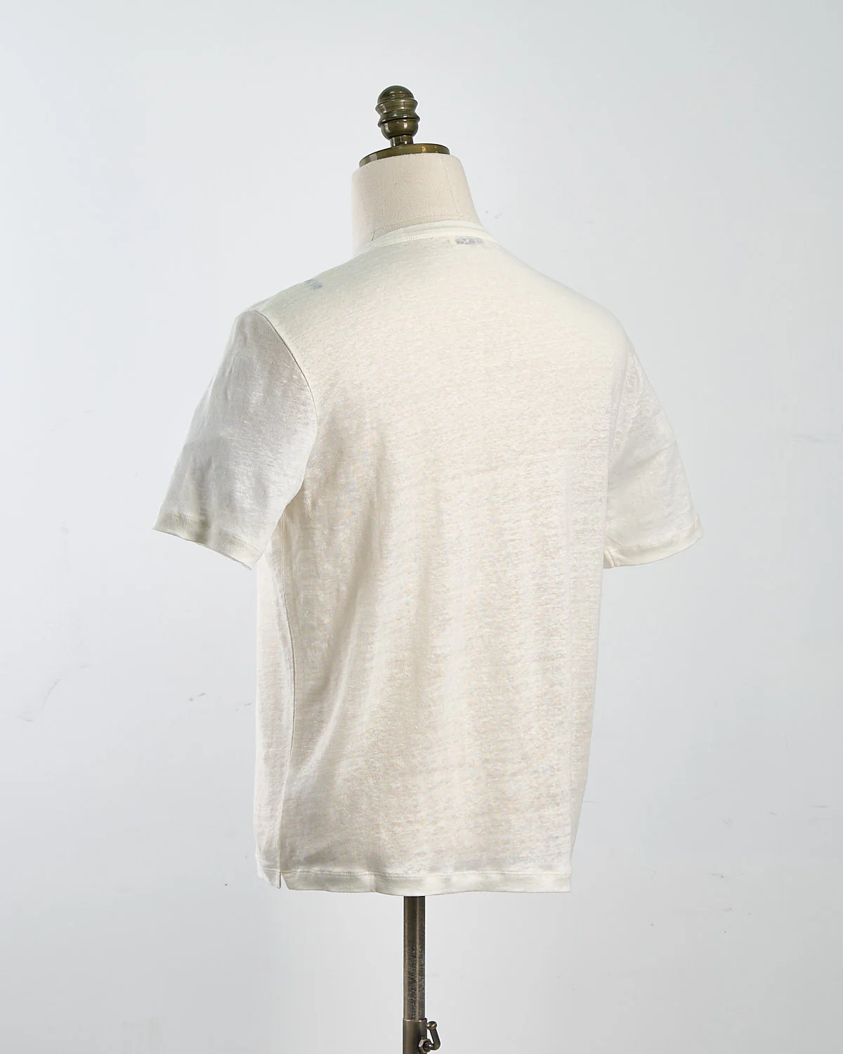 100% Linen Crewneck T-Shirt - Image 2