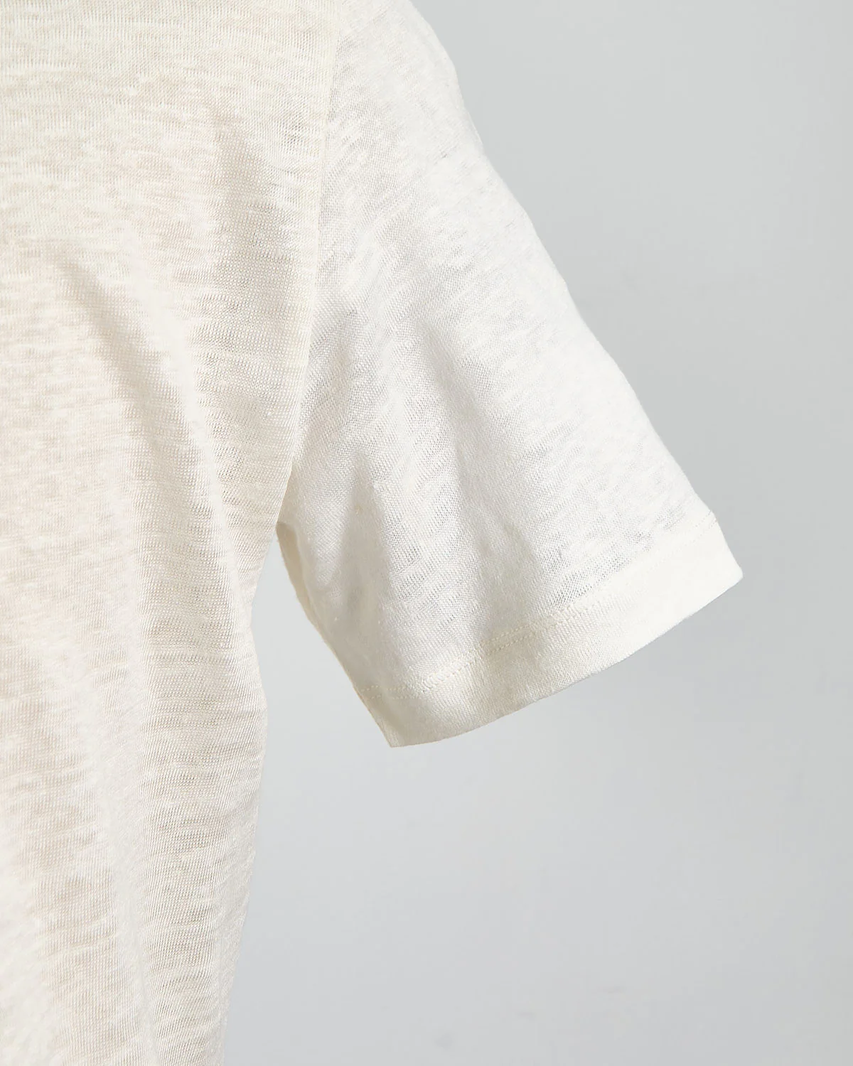 100% Linen Crewneck T-Shirt - Image 3