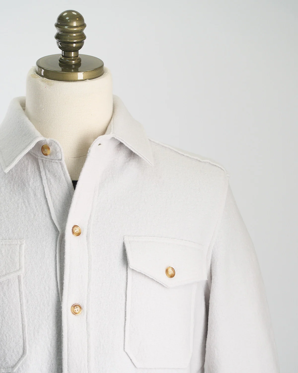 Melton Wool Workshirt - Image 4
