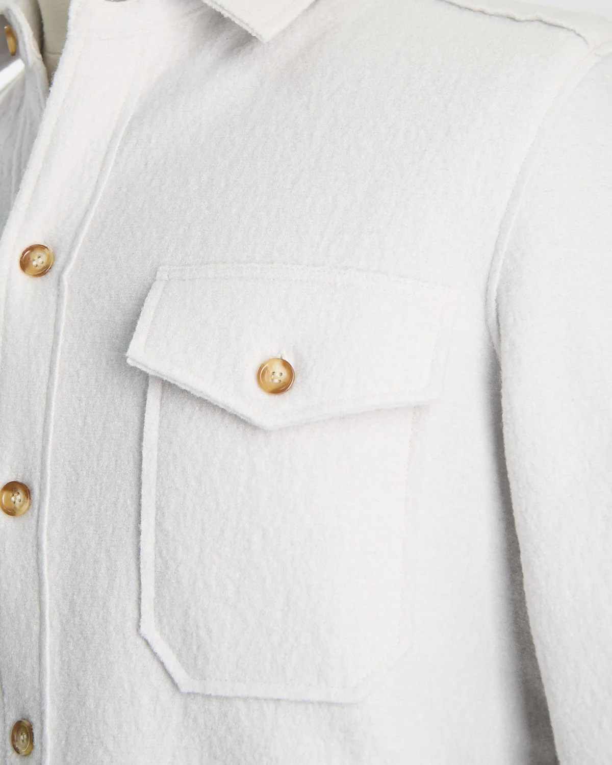Melton Wool Workshirt - Image 7
