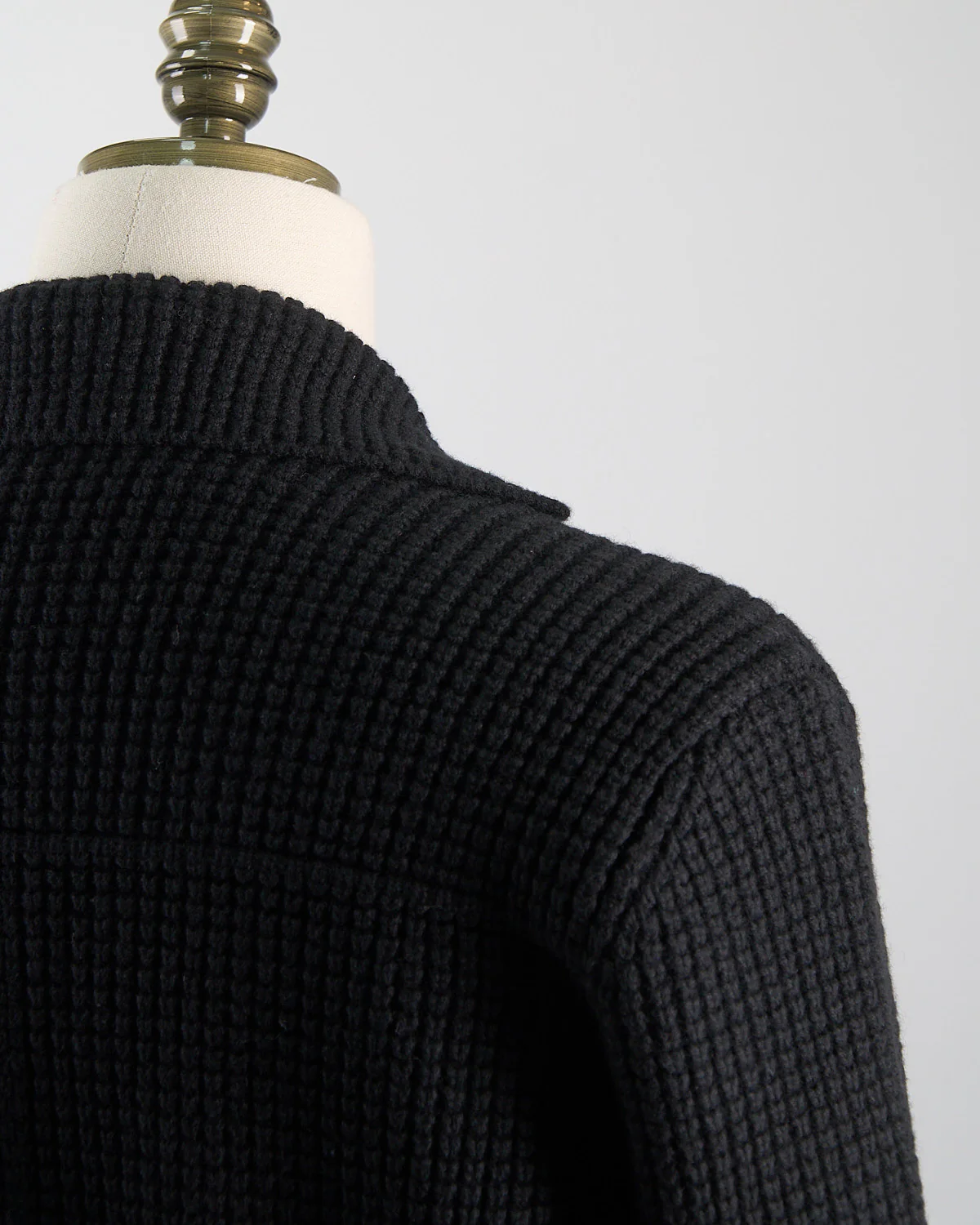 Popcorn Stitch Sweater Blazer - Image 6