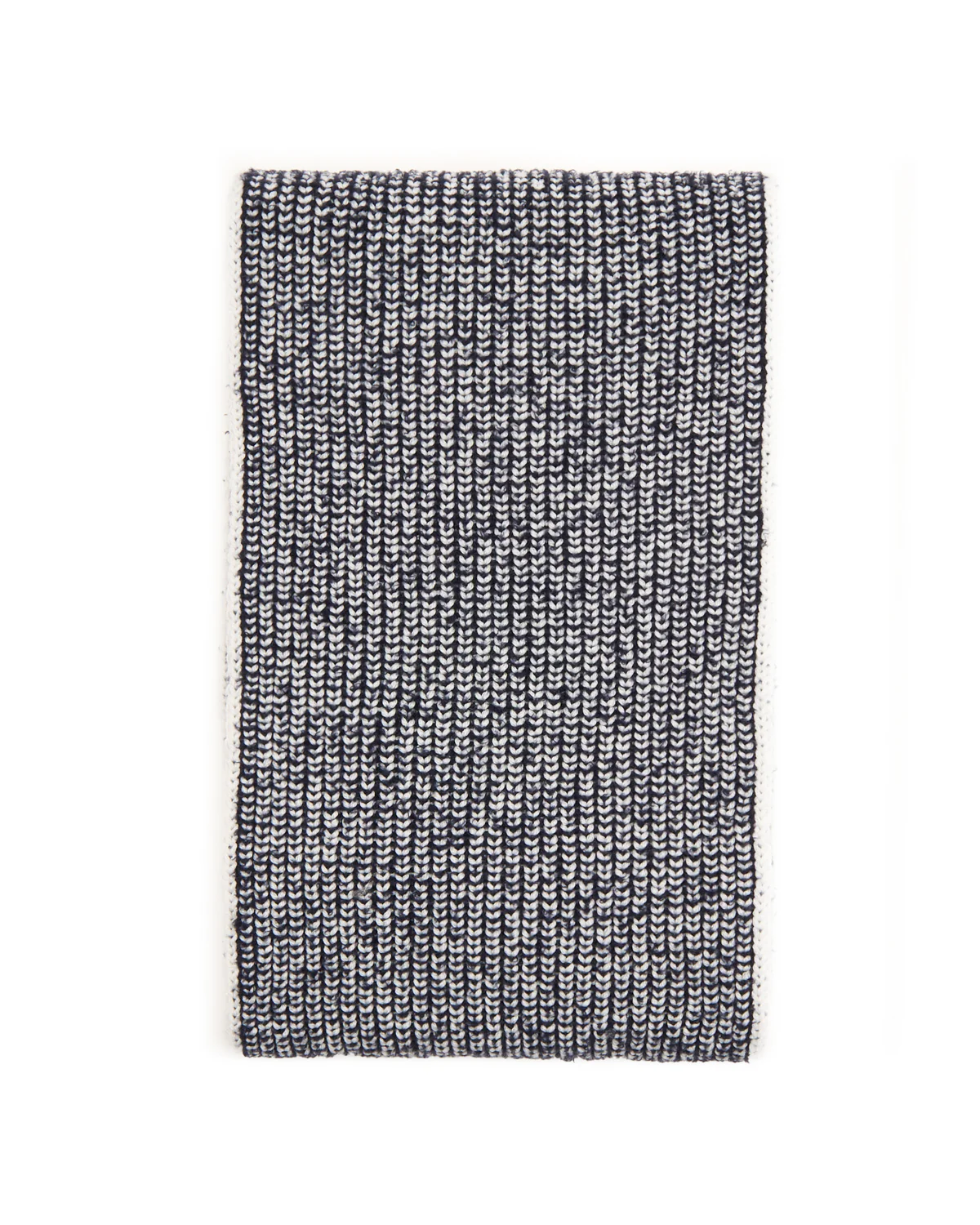 Two Tone Royal Stitch Knit Scarf
