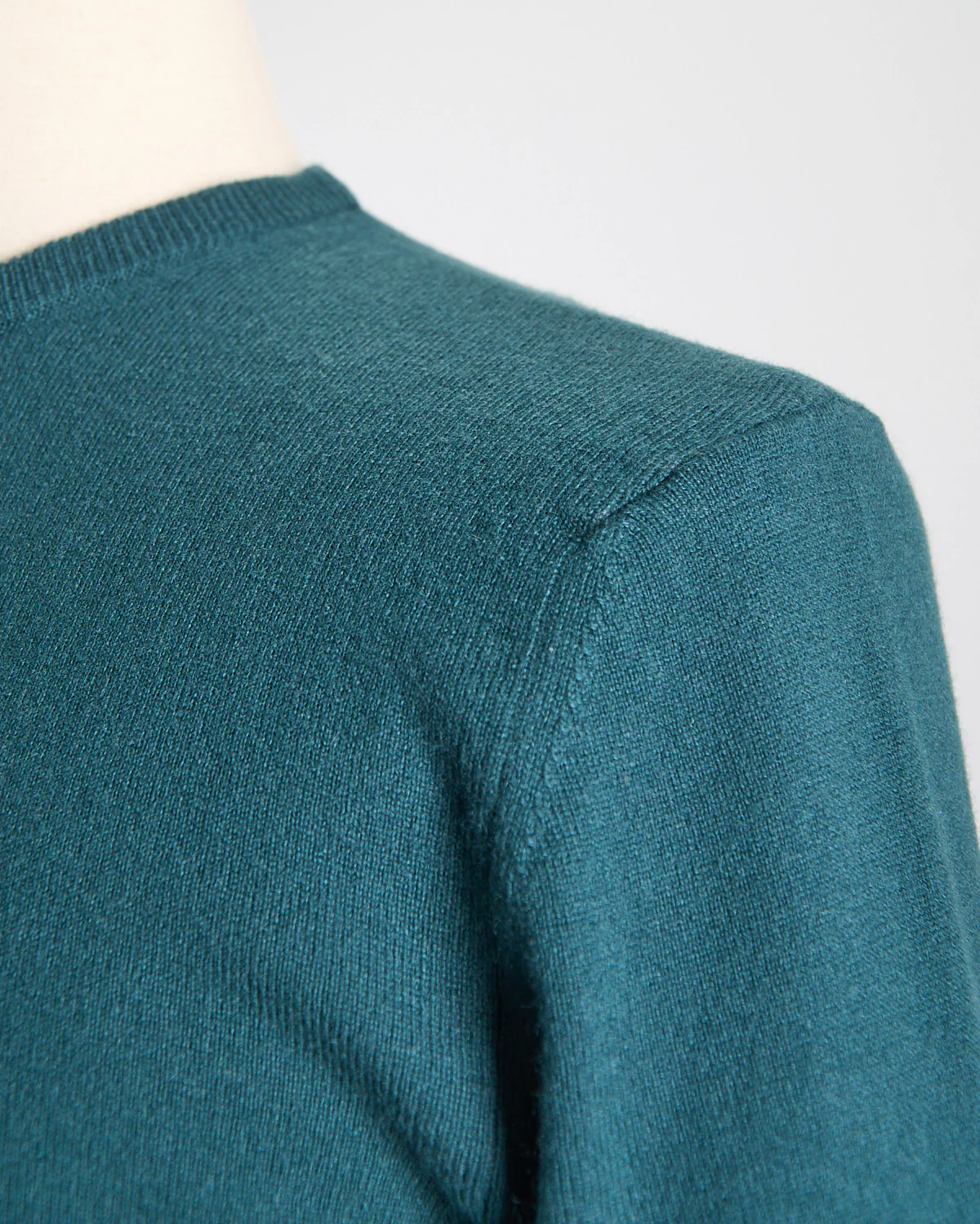 100% Cashmere Girocollo Punto Rasato Sweater - Image 3