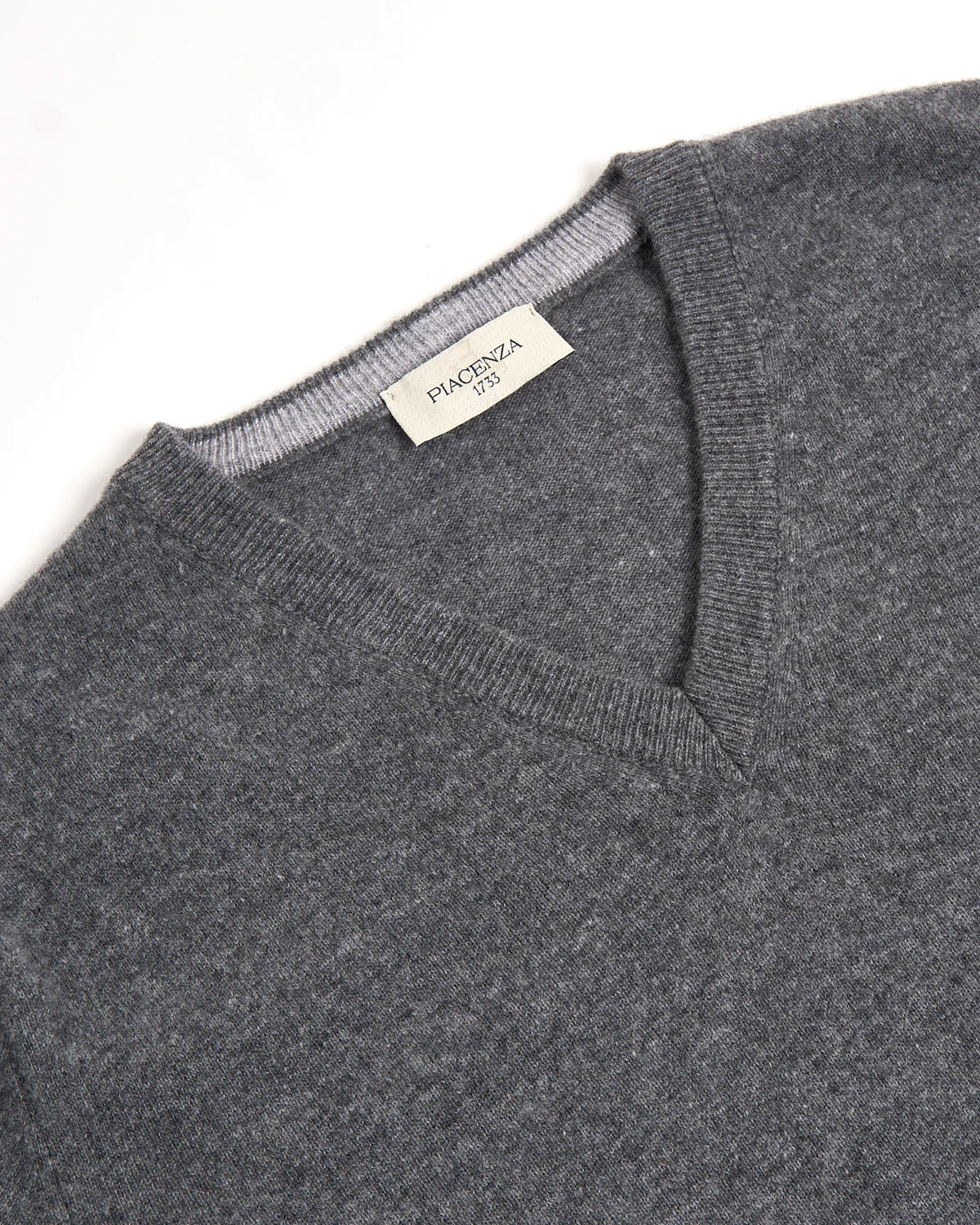 12 Gauge Wool & Cashmere V Neck - Image 2