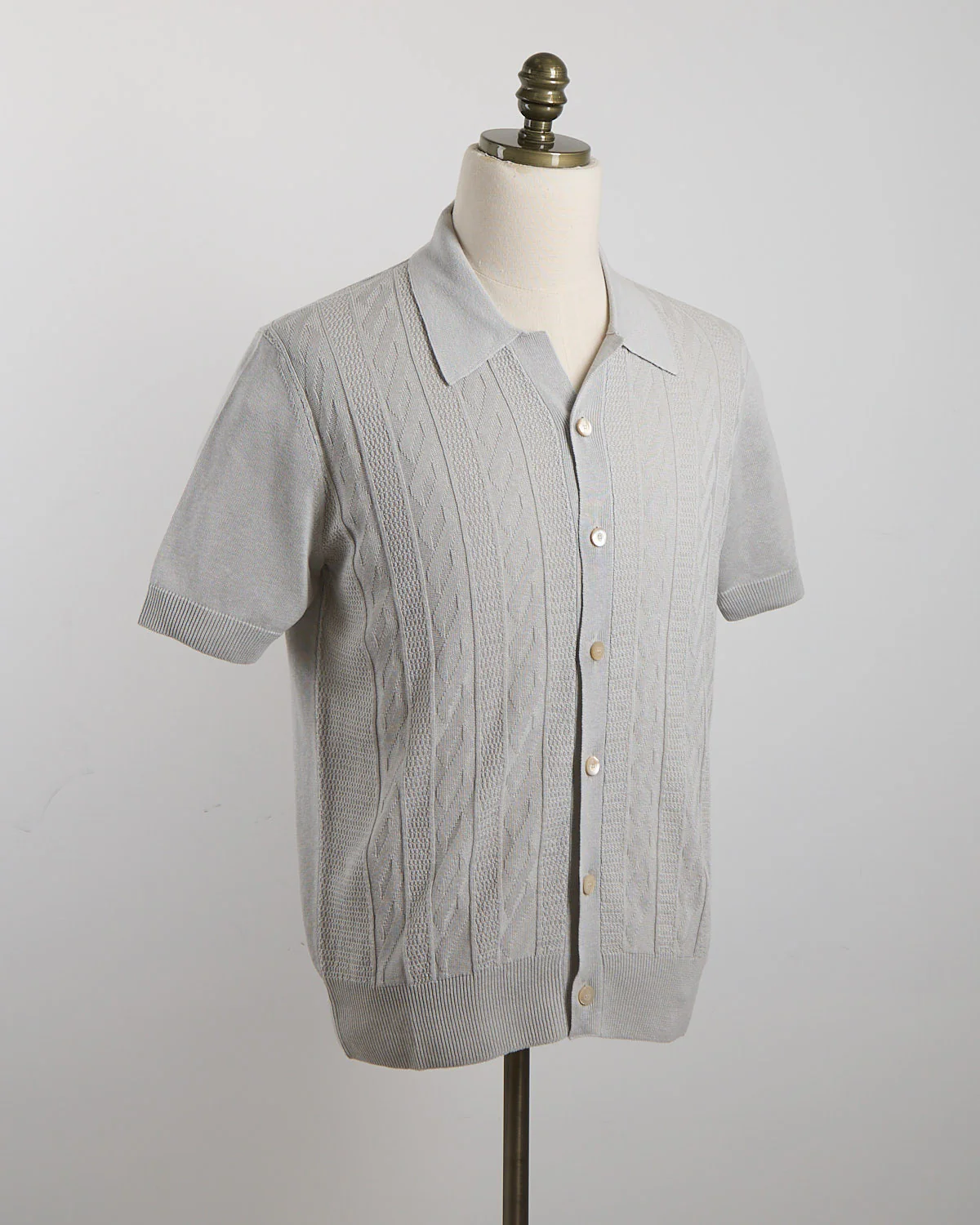 14 Gauge Links Weave Short Sleeve Shirt