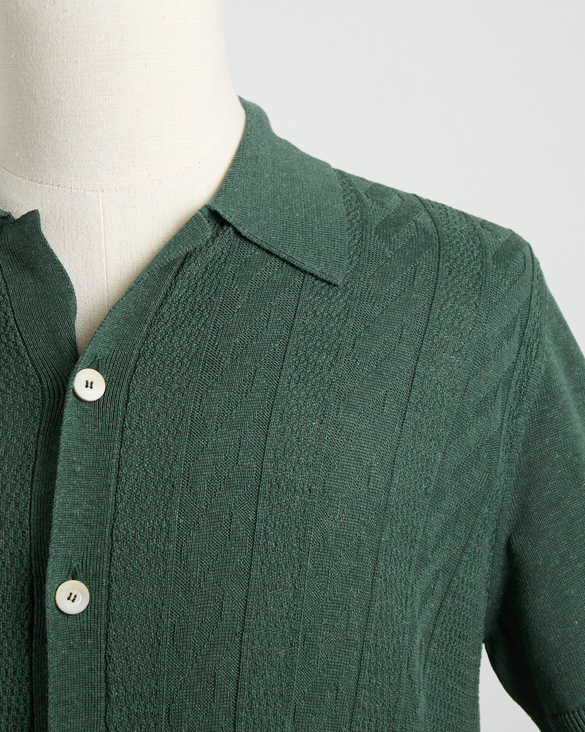 14 Gauge Links Weave Short Sleeve Shirt - Image 2