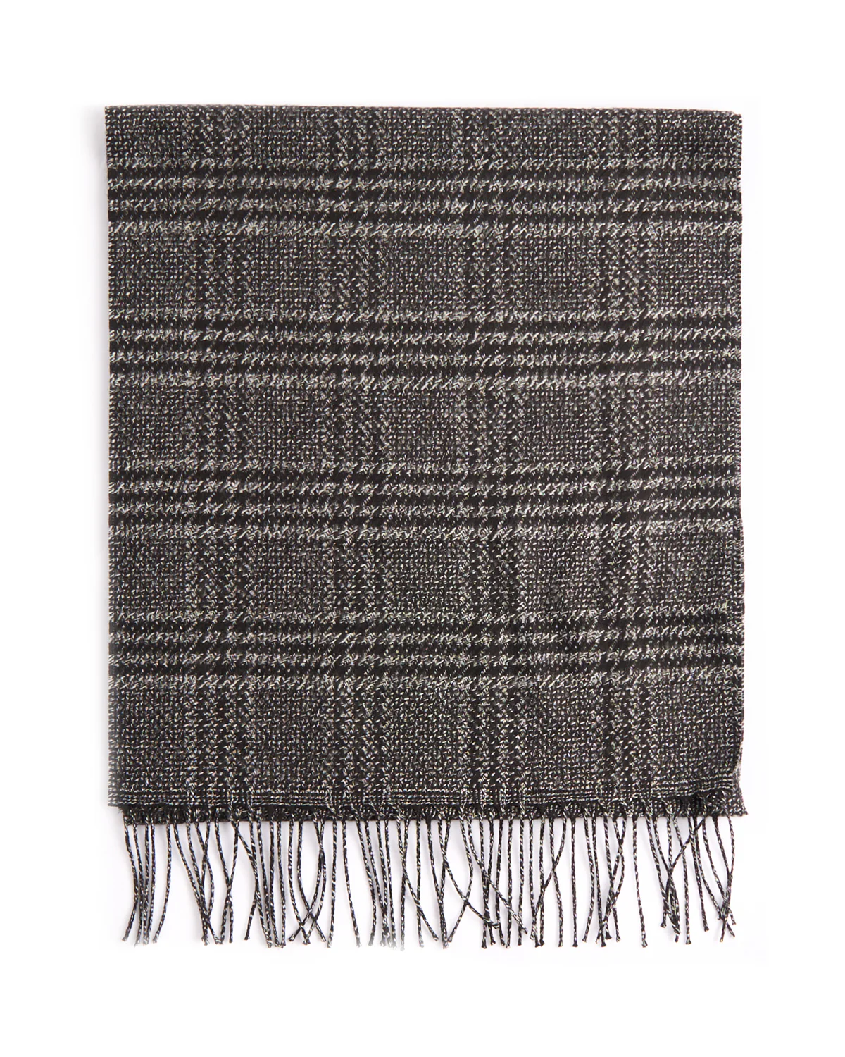 Silk & Cashmere Prince Of Wales Dressy Scarf