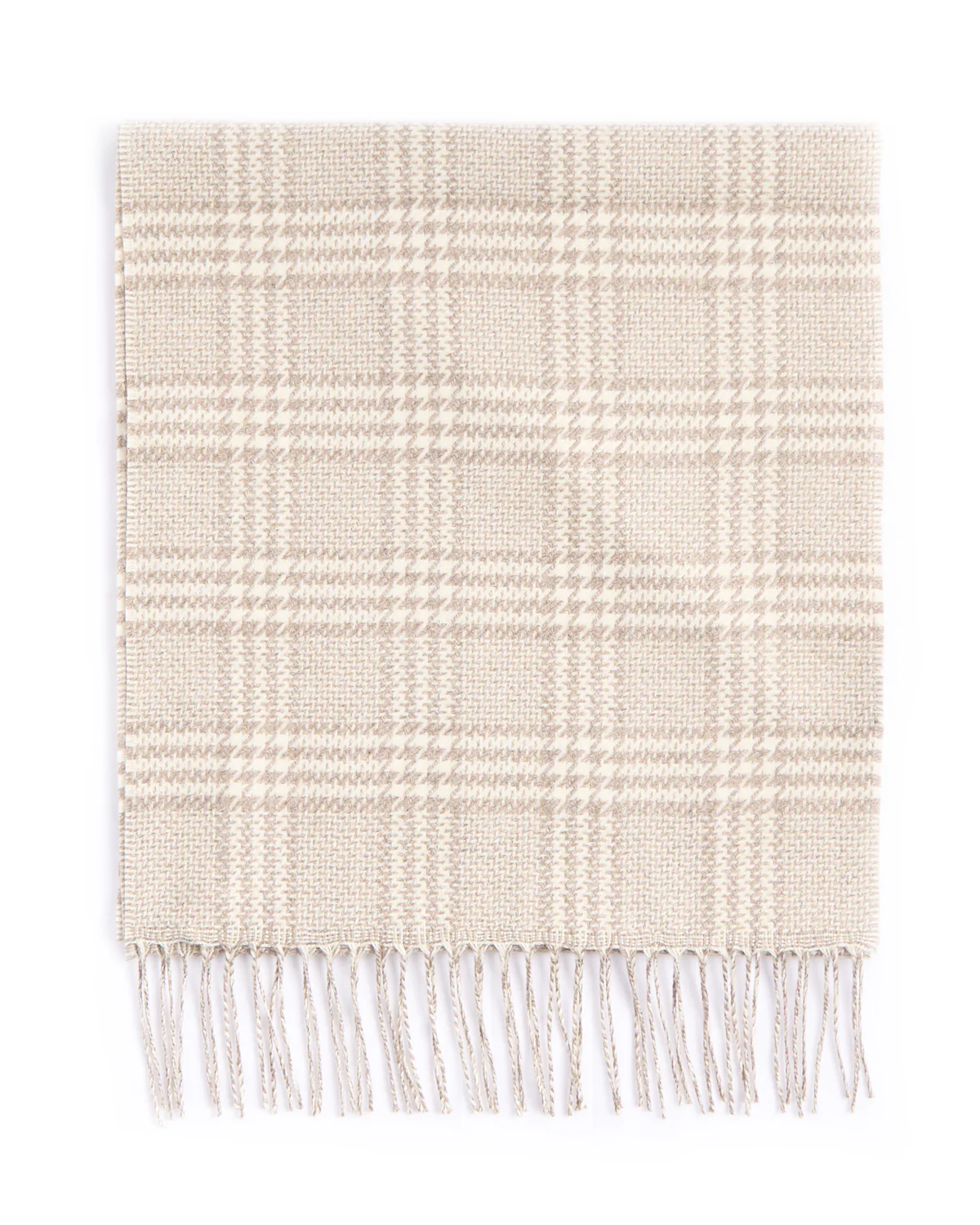 Silk & Cashmere Prince Of Wales Dressy Scarf