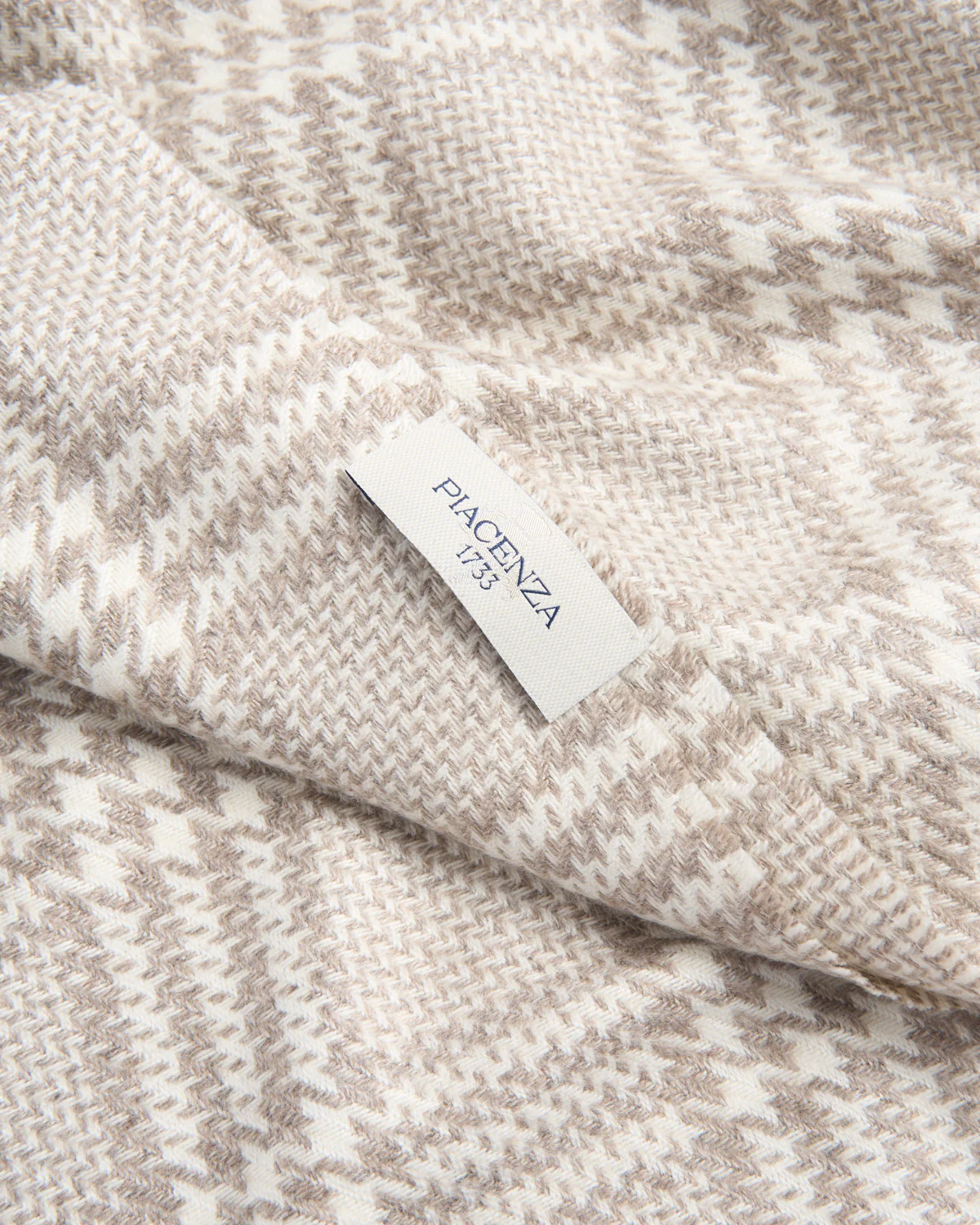 Silk & Cashmere Prince Of Wales Dressy Scarf - Image 3