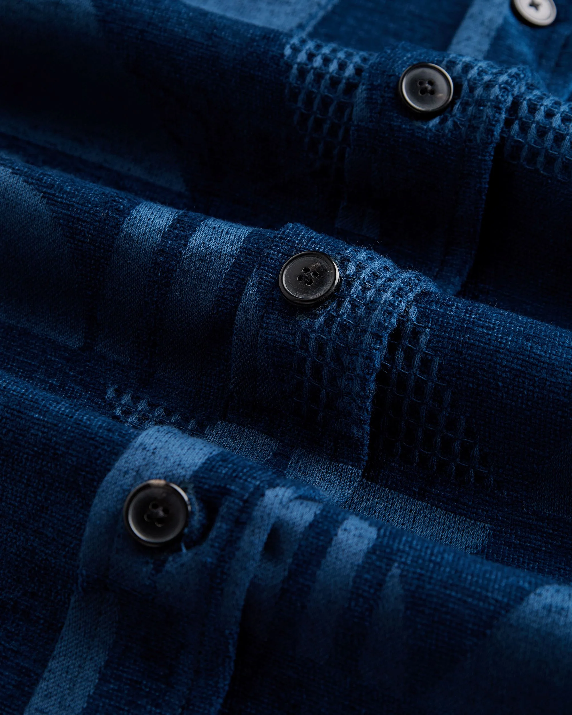 100% Cotton 'Geometric Chenille' Overshirt - Image 5