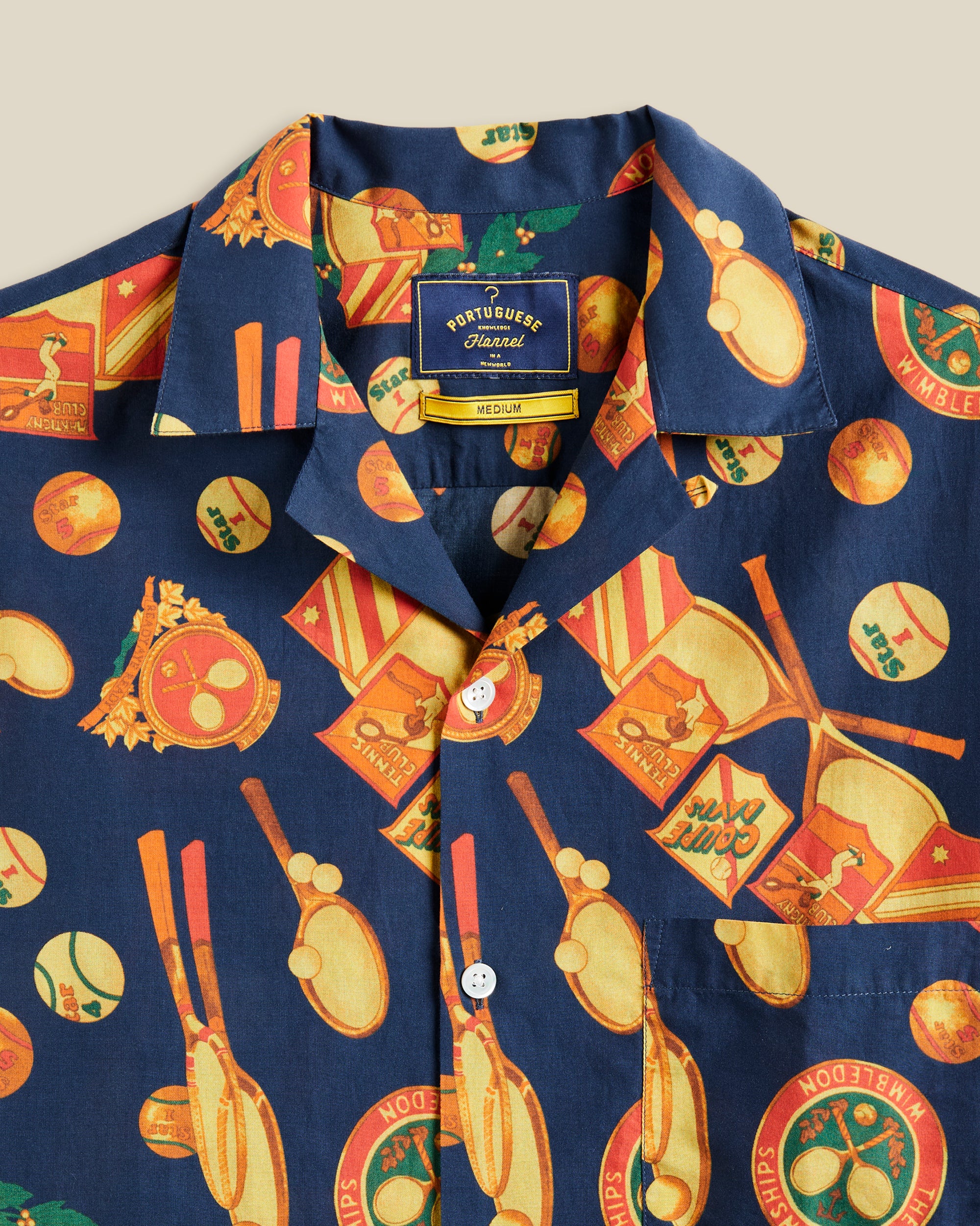 Cotton 'Cup' Printed Camp Shirt - Image 5