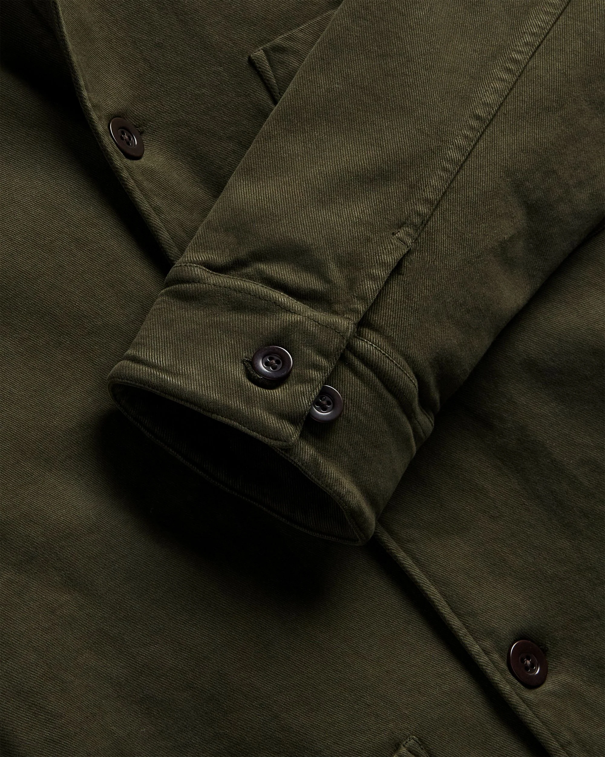 Cotton Stretch 'Labura' Shirt Jacket - Image 3