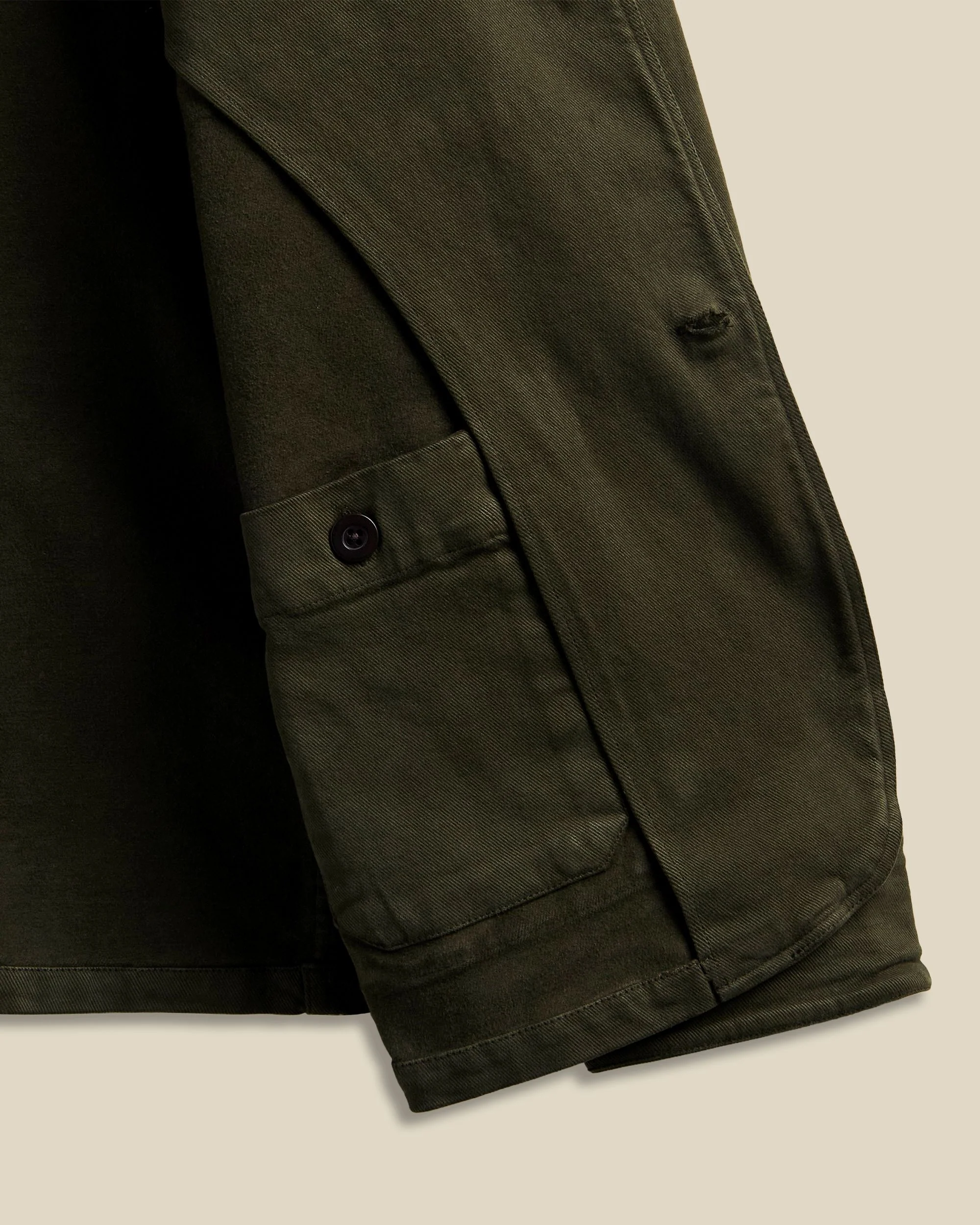 Cotton Stretch 'Labura' Shirt Jacket - Image 4