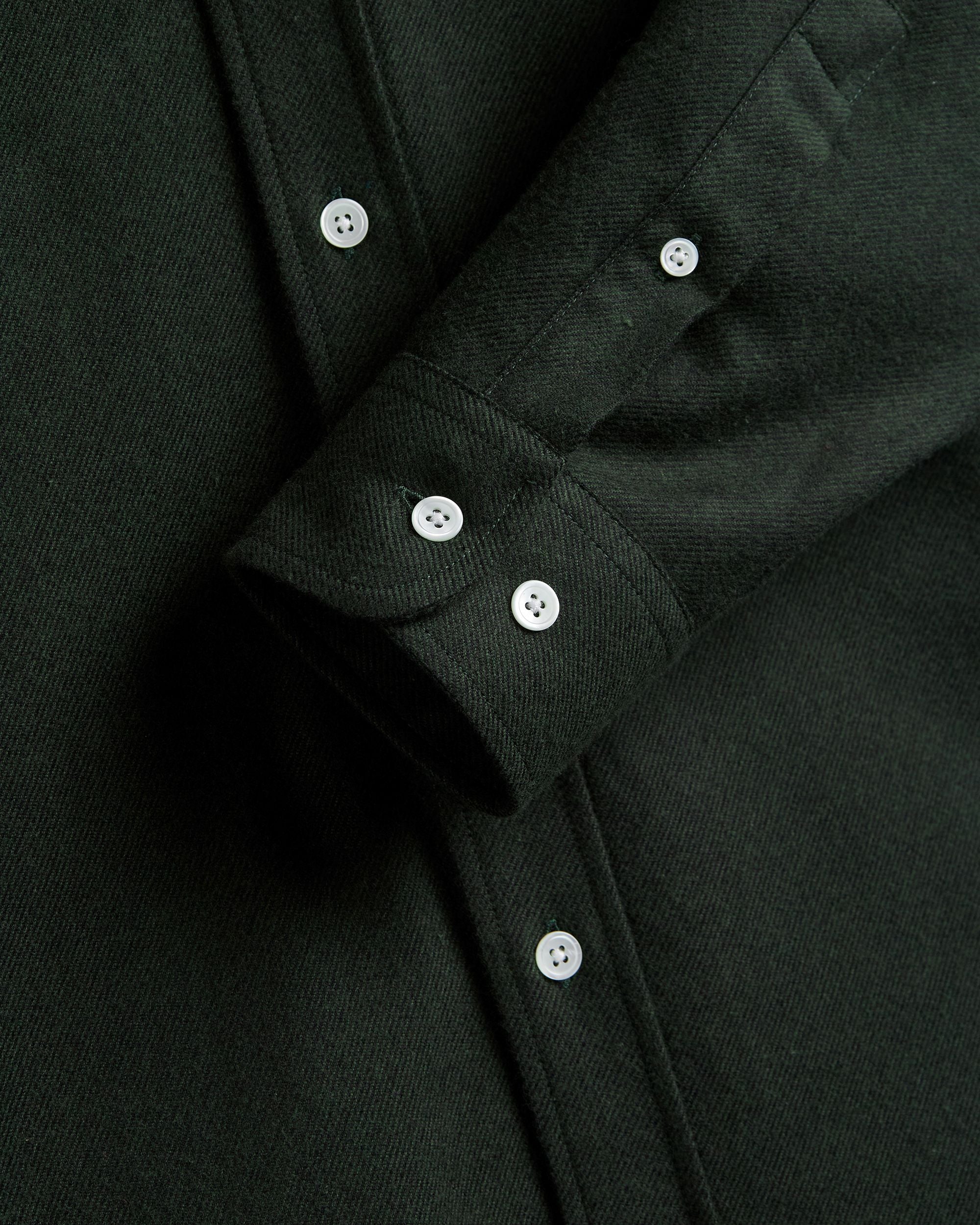 Forest Green Teca 2.0 Cotton Flannel Shirt - Image 4
