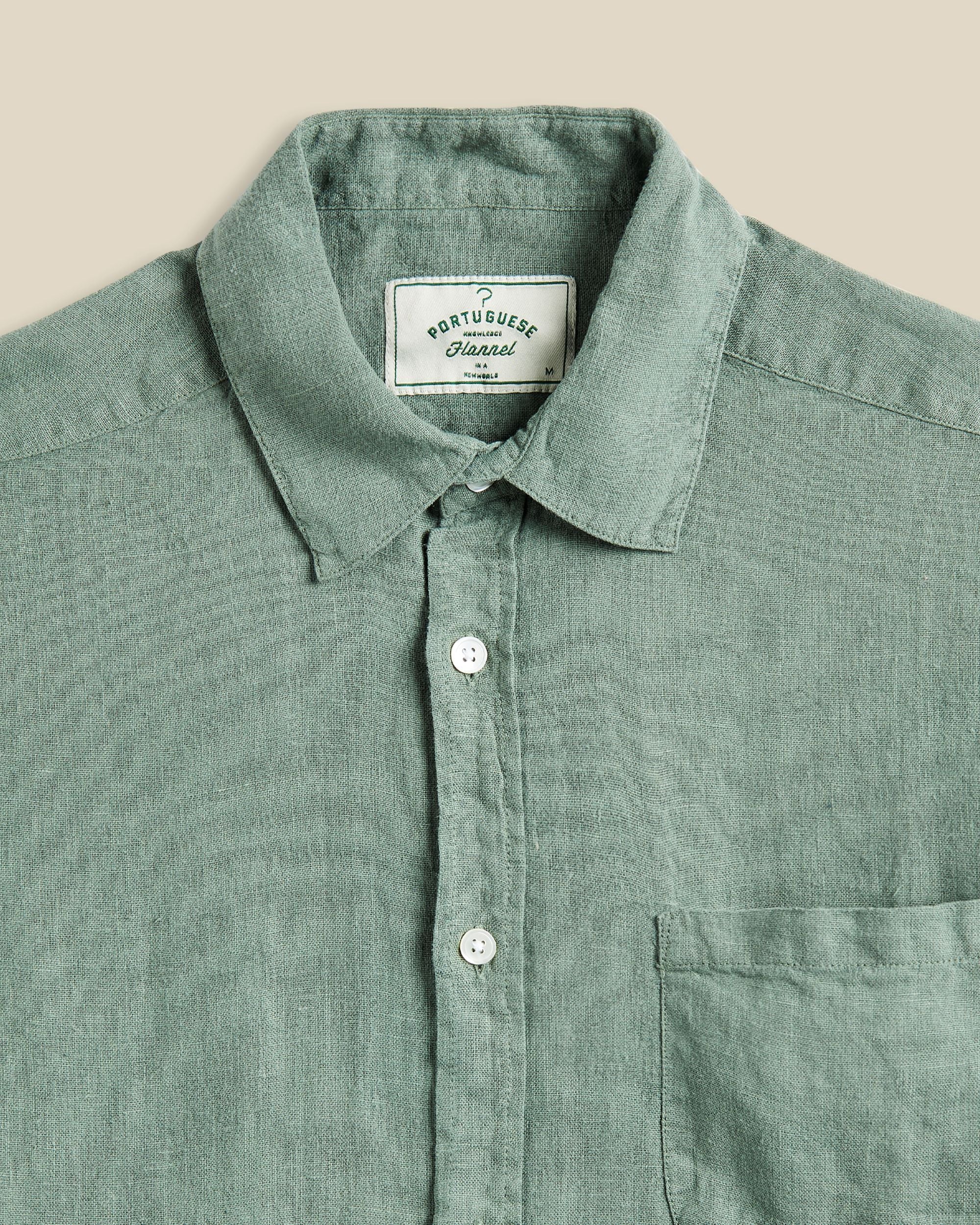 Long Sleeve Linen Shirt - Image 2