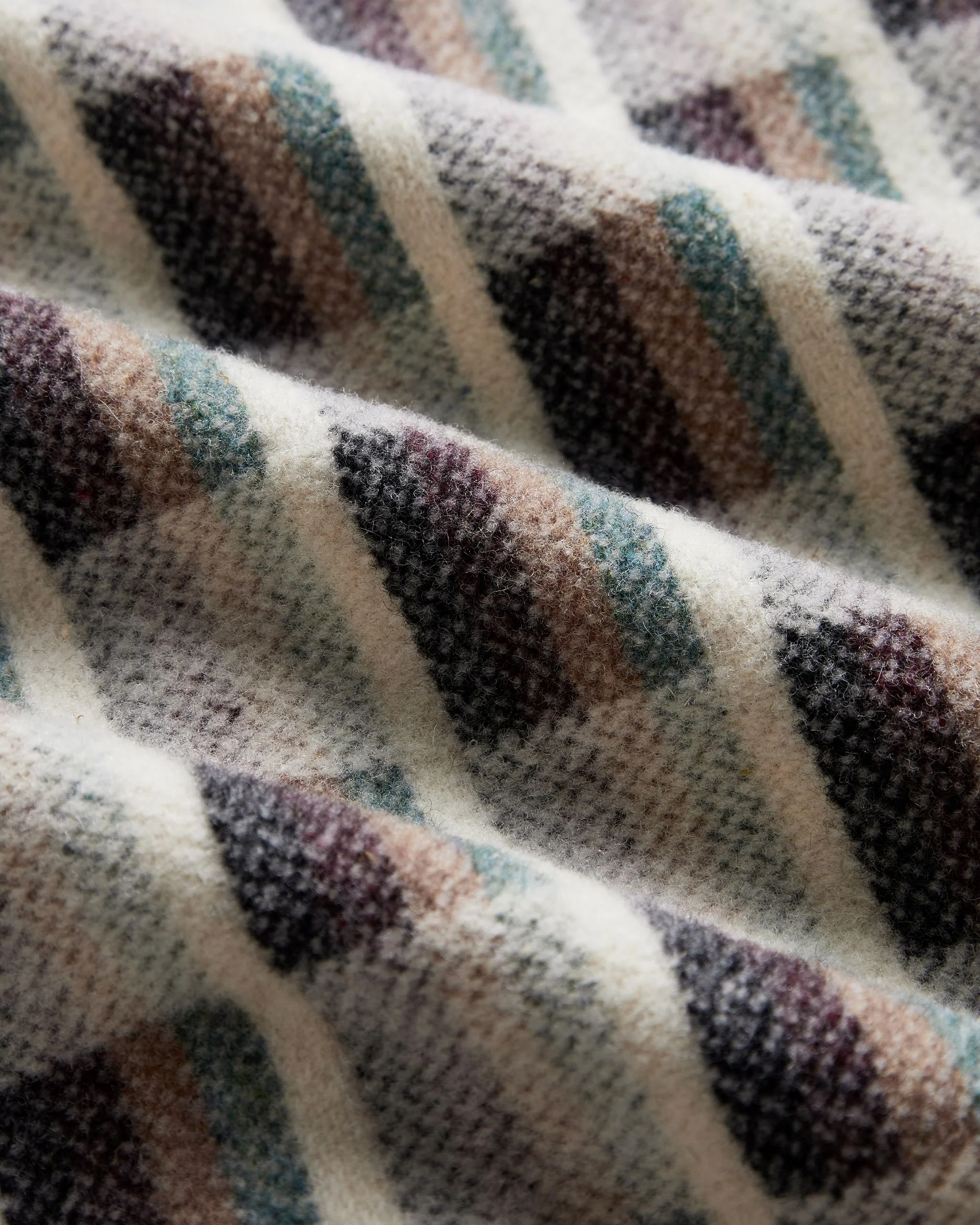 Merino Wool Jacquard Chunky Overshirt - Image 5
