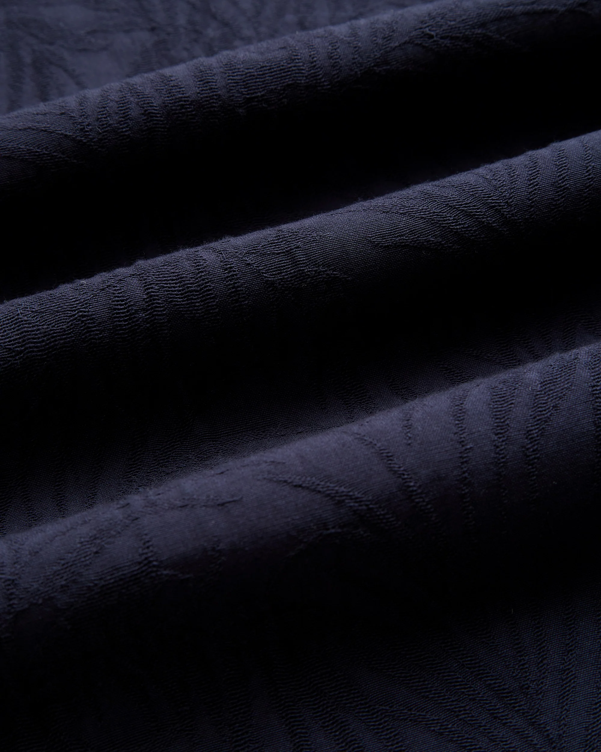 'Palm' Cotton & Tencel Camp Collar Shirt - Image 4