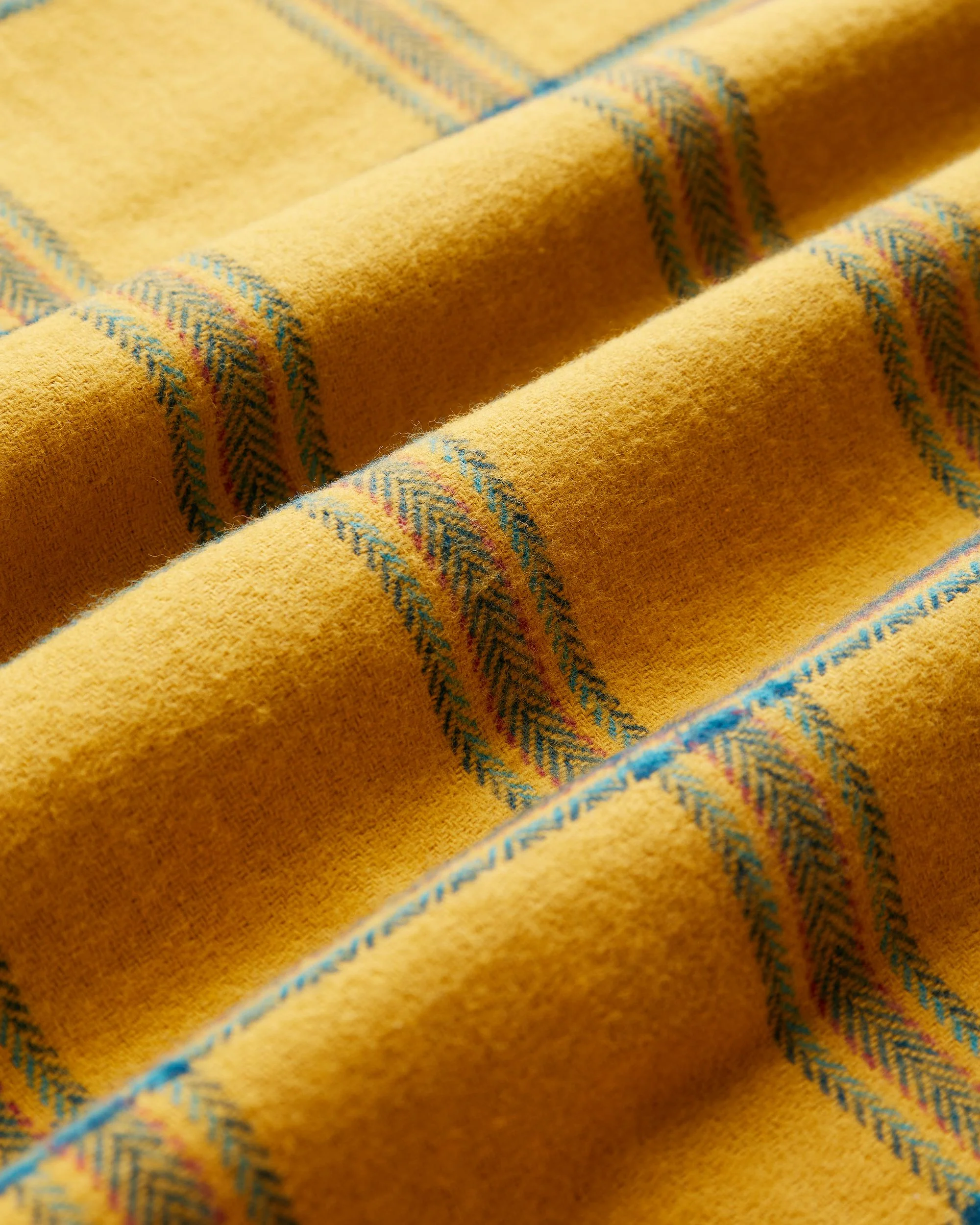 Standard Yellow Plaid Flannel Shirt - Image 5