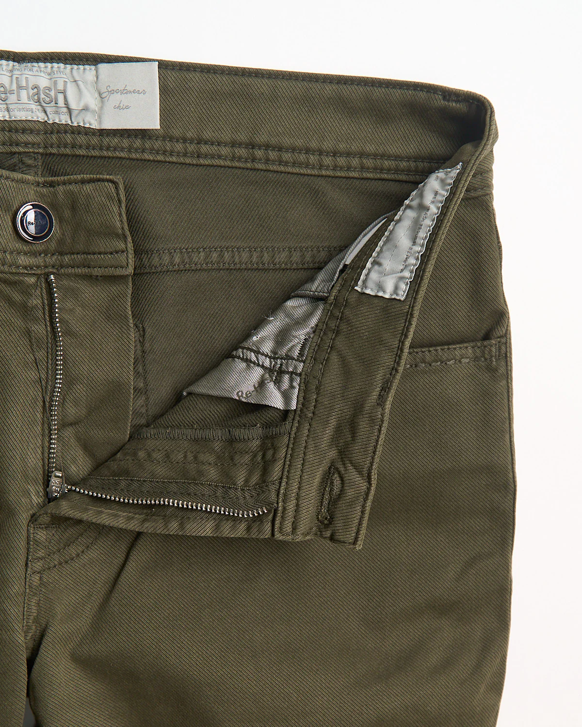 'Rubens' Tailored Fit Stretch Cavalry Twill 5 Pocket Pants - Image 4