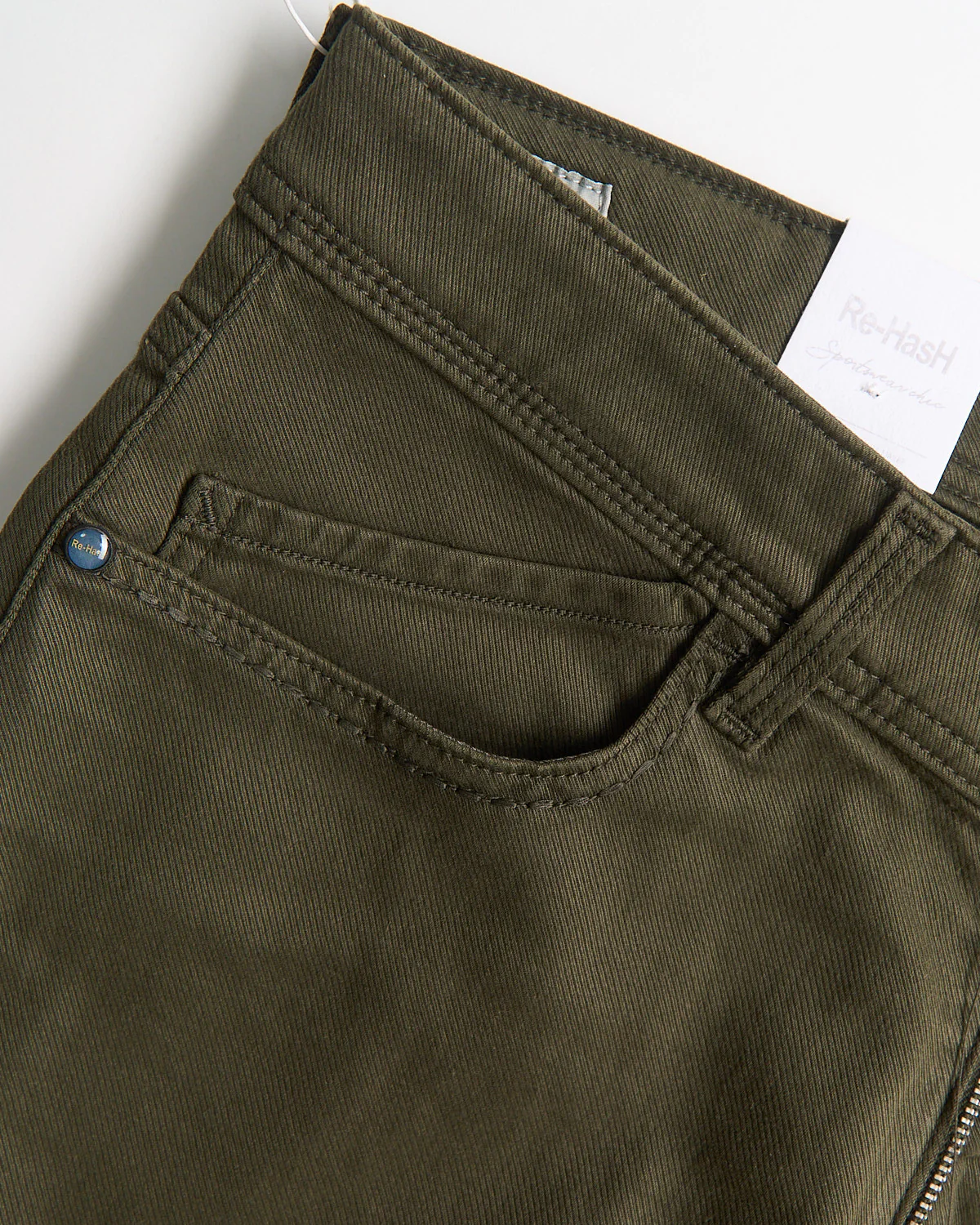 'Rubens' Tailored Fit Stretch Cavalry Twill 5 Pocket Pants - Image 5