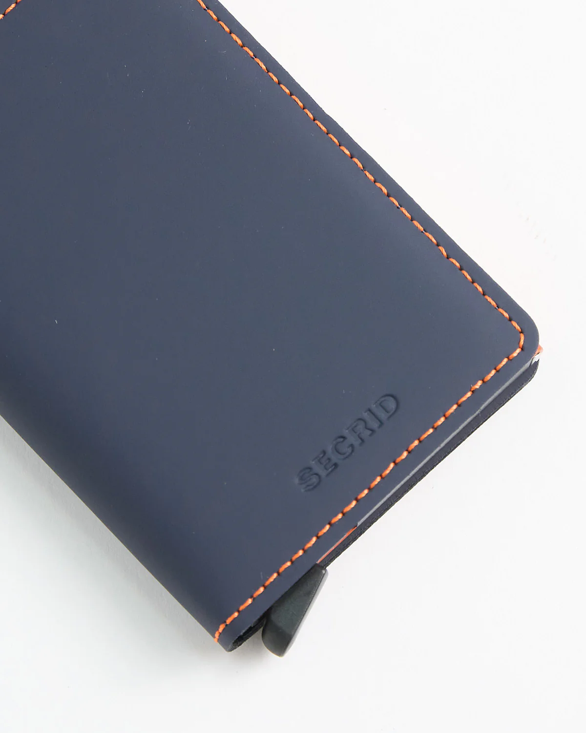 Slimwallet Matte Nightblue & Orange - Image 2