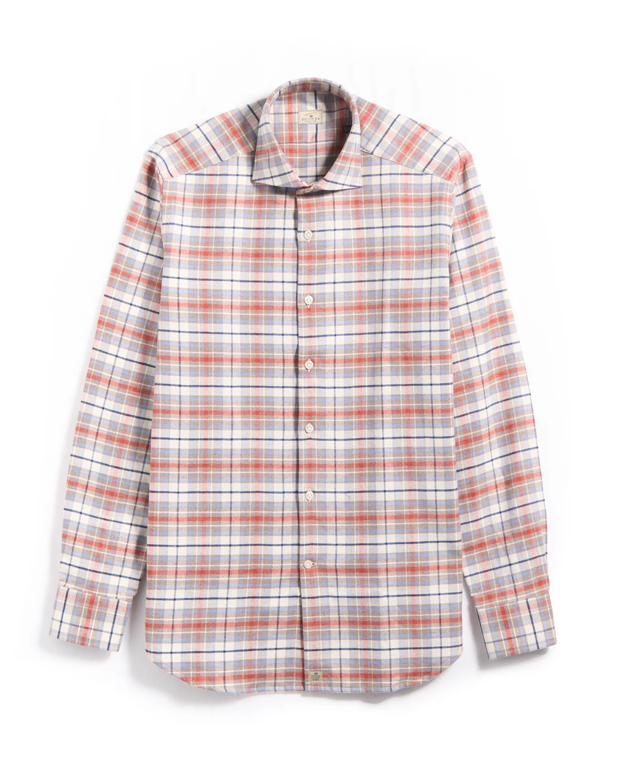 Lofty Flannel Check Twill Comfort Fit Luxury Sport Shirt