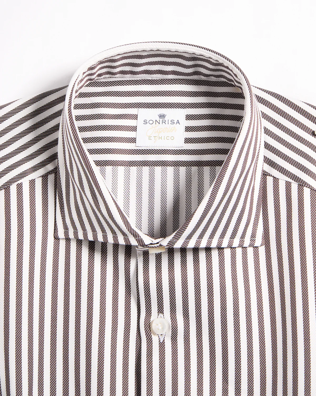 Supima Cotton King Twill Stripe Regular Fit Shirt - Image 3