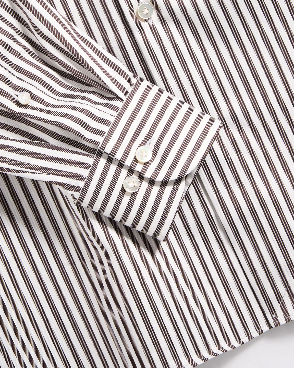 Supima Cotton King Twill Stripe Regular Fit Shirt - Image 4